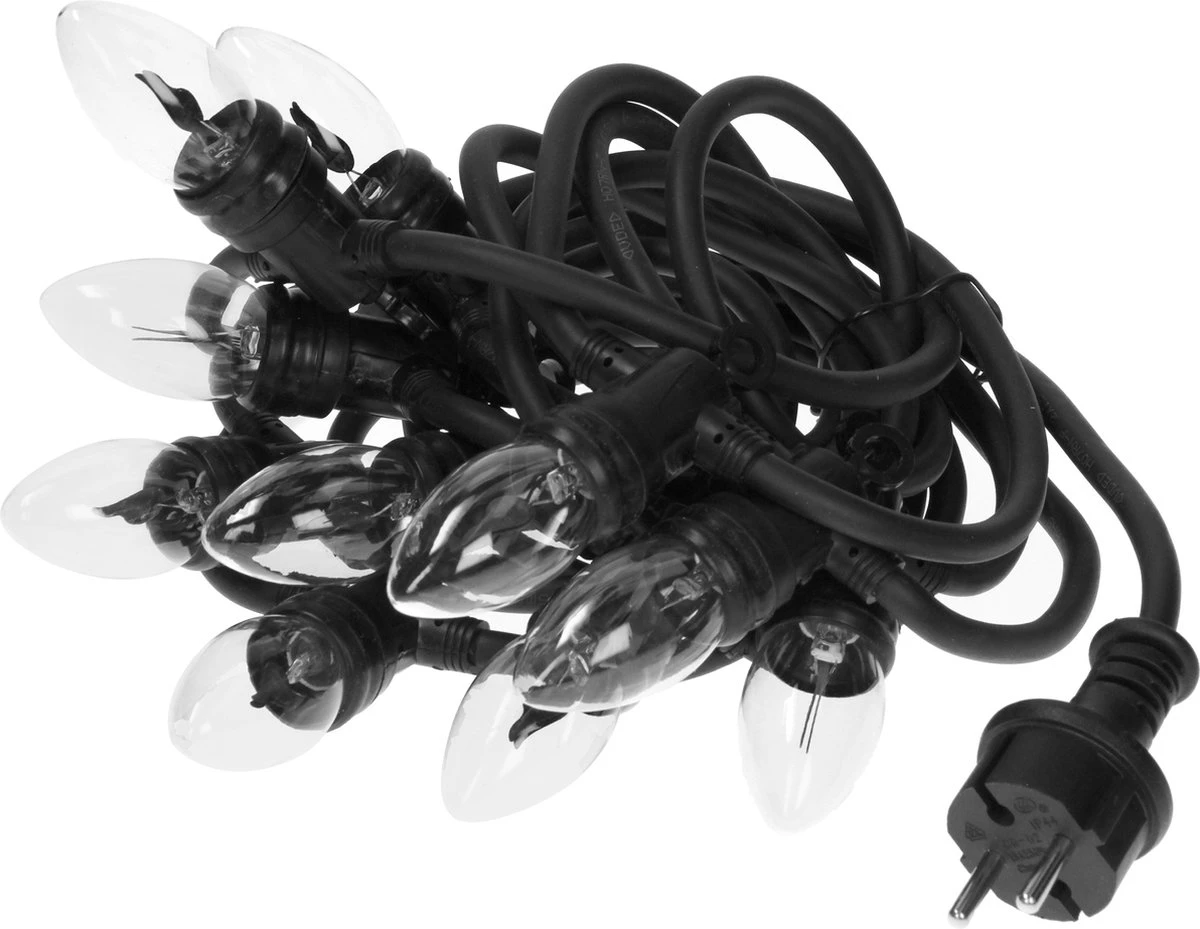 Merkloos Sprookjesverlichting 3,6 M Met 10 Bollen Warm Wit Vlameffect 10 Merkloos Sprookjesverlichting 3,6 M Met 10 Bollen Warm Wit Vlameffect - Afbeelding 10