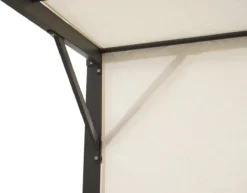 MaxxGarden Pergola - Partytent - Tuinpaviljoen Met één Gesloten Zijkant - 3x3x2,3 M - Cream -Tuinwereld Verkoop 1200x940 2