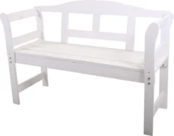 SenS-Line Friesen Tuinbank - Hout - Wit -Tuinwereld Verkoop 1200x940