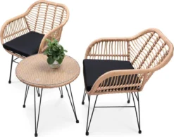 Casaria Tuinset Bali 3 Delig – 1 Tafel/2 Stoelen – Naturel Zwart 15 Casaria Tuinset Bali 3 Delig – 1 Tafel/2 Stoelen – Naturel Zwart -Tuinwereld Verkoop 1200x948