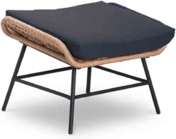 BUITEN Living Dex Wicker Loungestoel Tuin Incl. Wicker Voetenbank | Wicker + Aluminium | Bamboe Antraciet 19 BUITEN Living Dex Wicker Loungestoel Tuin Incl. Wicker Voetenbank | Wicker + Aluminium | Bamboe Antraciet -Tuinwereld Verkoop 1200x951