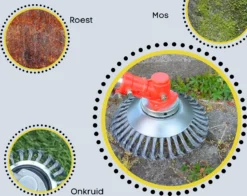 Merkloos Onkruidborstel Voor Bosmaaier | 200mm 20 Cm Staalborstel Nieuw | Universele Onkruidborstel 200 Mm - Onkruidverwijderaar - Voegenborstel - Grastrimmer -Tuinwereld Verkoop 1200x954 6