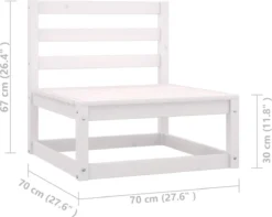 Decoways - 6-delige Loungeset Met Kussens Massief Grenenhout Wit 19 Decoways - 6-delige Loungeset Met Kussens Massief Grenenhout Wit -Tuinwereld Verkoop 1200x958 1