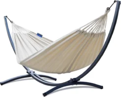 Hangmat Met Standaard – 1 Persoons – EXTRA STABIEL Frame Tot 120 Kg - Indela