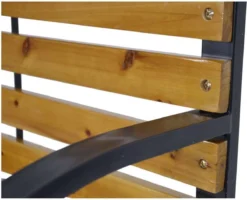 Dutcc 41142 - Tuinbank - Woodstock - 120 Cm – Zwart -Tuinwereld Verkoop 1200x972