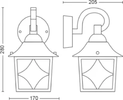 Philips Cambridge Buitenwandlamp - Zwart 10 Philips Cambridge Buitenwandlamp - Zwart -Tuinwereld Verkoop 1200x975