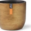 Capi Europe - Bloempot Bol Retro - 14x13 - Goud - Bloempot Voor Binnen - BRTG132