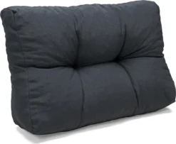 Palletkussen Basic Comfort Rugdeel Halve Pallet Lengte Grijs 60x40x10/20cm