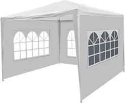 Partytent 3x3m Budget Wit Met Drie Zijwanden 5 Partytent 3x3m Budget Wit Met Drie Zijwanden -Tuinwereld Verkoop 1200x990 3