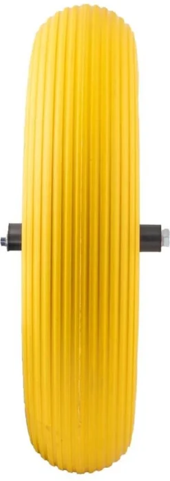 Merkloos Kruiwagenwiel Anti Lek - 4.80/4.00-8 - Massief PU Band - Lekvrij Wiel Met 130mm As - Kruiwagenband 4.80/400 Voor Kruiwagen -Tuinwereld Verkoop 424x1200