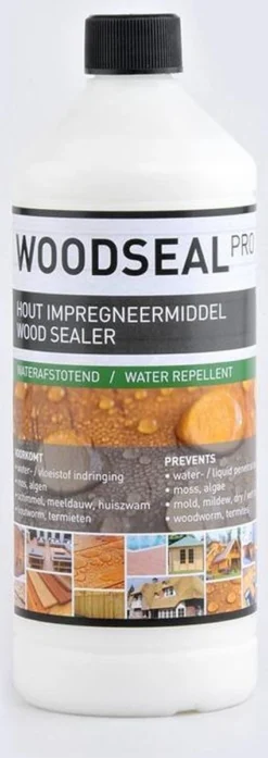 Woodseal Pro - Hout Impregneermiddel | Hout Waterdicht Maken | Hout Behandelen - 1 Liter