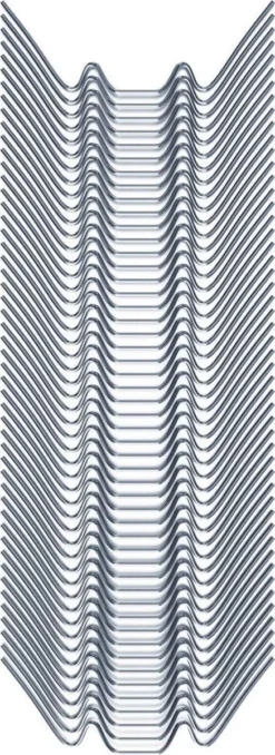 Deuba Broeikas Glasklemmen – 100 Stuks 85x30mm – RVS Zilver