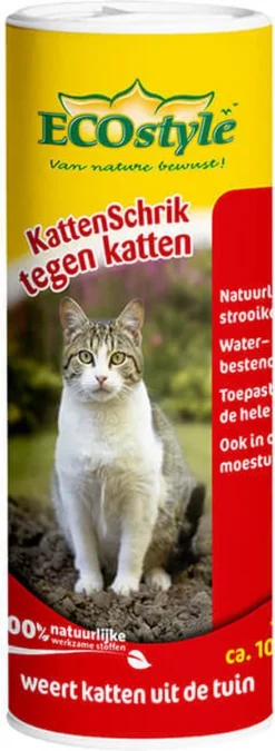 ECOstyle KattenSchrik - Kattenverjager Voor Buiten - Korrels Met Geurstof - Werkt Binnen 2 Weken - Waterbestendig - 200 GR -Tuinwereld Verkoop 439x1200 2