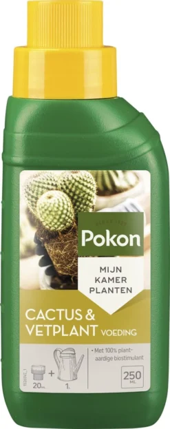 Pokon Cactus & Vetplant Voeding - 250ml - Plantenvoeding - 20ml Per 1L Water -Tuinwereld Verkoop 476x1200 4