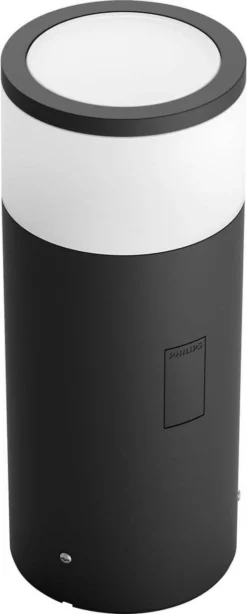 Philips Hue Calla Sokkellamp - Wit En Gekleurd Licht - Zwart - Laag - Laagspanning - Uitbreiding -Tuinwereld Verkoop 483x1200