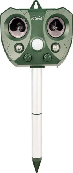 Steks® Ultrasone Kattenverjager - Kattenschrik - Katten Afweermiddel - Zonneenergie - Marterverjager - Op Batterijen - Met Adapter - Tuin - Ongedierte Verjager -Tuinwereld Verkoop 510x1200 1