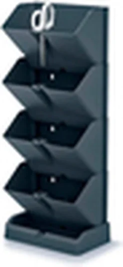 Prosperplast Verticale Kruidentuin Kunststof - Staand/hangend - Modulair - Antraciet Grijs - L 20 X B 11 X H 48 Cm - Incl. Kruidenschaar 19 Prosperplast Verticale Kruidentuin Kunststof - Staand/hangend - Modulair - Antraciet Grijs - L 20 X B 11 X H 48 Cm - Incl. Kruidenschaar -Tuinwereld Verkoop 552x1200 4