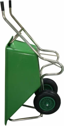 Kruiwagen Met Dubbel Luchtwiel Stal Eco Groen 160 Liter -Tuinwereld Verkoop 617x1200