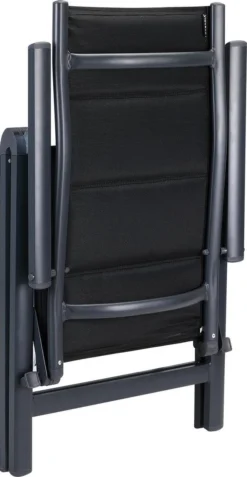 Casaria Tuinstoel Aluminium - 2 Stuks Inklapbaar - Antraciet -Tuinwereld Verkoop 621x1200