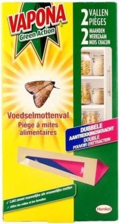 Vapona Voedselmottenval - Voedelsmotten Bestrijden - 2 Stuks -Tuinwereld Verkoop 640x1200 2