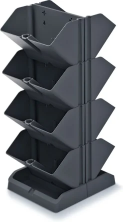 Prosperplast Verticale Kruidentuin Kunststof - Staand/hangend - Modulair - Antraciet Grijs - L 20 X B 11 X H 48 Cm - Incl. Kruidenschaar 12 Prosperplast Verticale Kruidentuin Kunststof - Staand/hangend - Modulair - Antraciet Grijs - L 20 X B 11 X H 48 Cm - Incl. Kruidenschaar -Tuinwereld Verkoop 667x1200 3