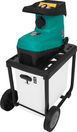 VONROC Stille Hakselaar/Shredder 2800W – Voor Takken Tot Ø45mm – Incl. 60L Opvangbak & Duwstok -Tuinwereld Verkoop 700x1200