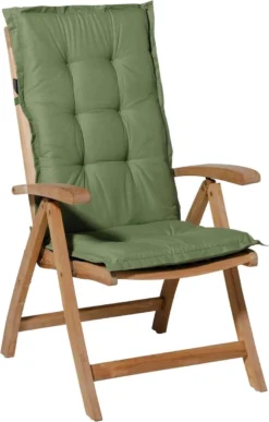 Madison Tuinstoelkussen Hoge Rug Basic Groen 10 Madison Tuinstoelkussen Hoge Rug Basic Groen -Tuinwereld Verkoop 765x1200
