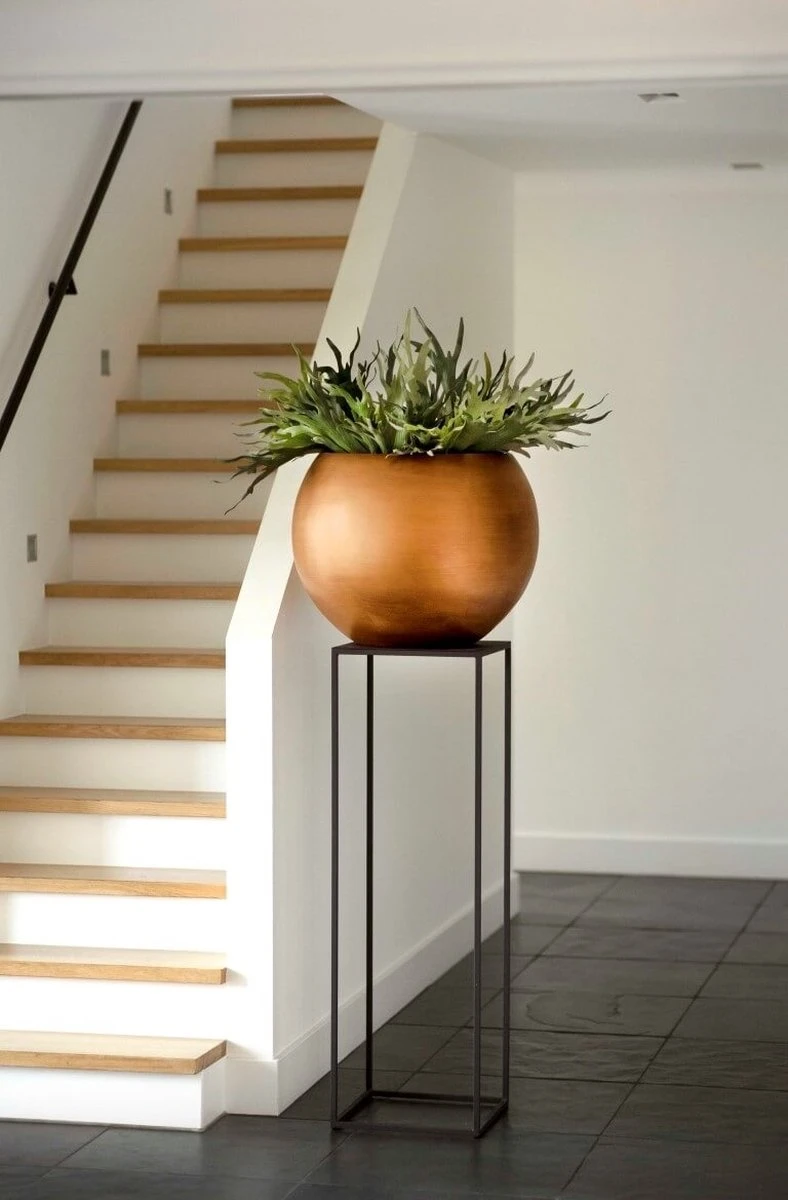 Capi Europe - Vaas Bol Retro - 30x25 - Goud - Bloempot Voor Binnen - BRTG104 4 Capi Europe - Vaas Bol Retro - 30x25 - Goud - Bloempot Voor Binnen - BRTG104 - Afbeelding 4