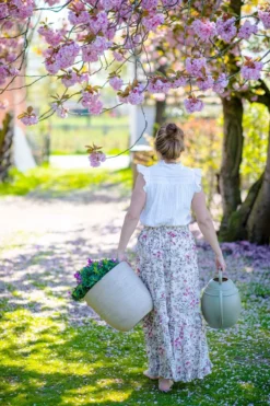 Capi Europe - Bloempot Bol Waste Rib NL - 35x34 - Terrazzo Beige - Voor Binnen En Buiten - KTBR932 -Tuinwereld Verkoop 799x1200 93