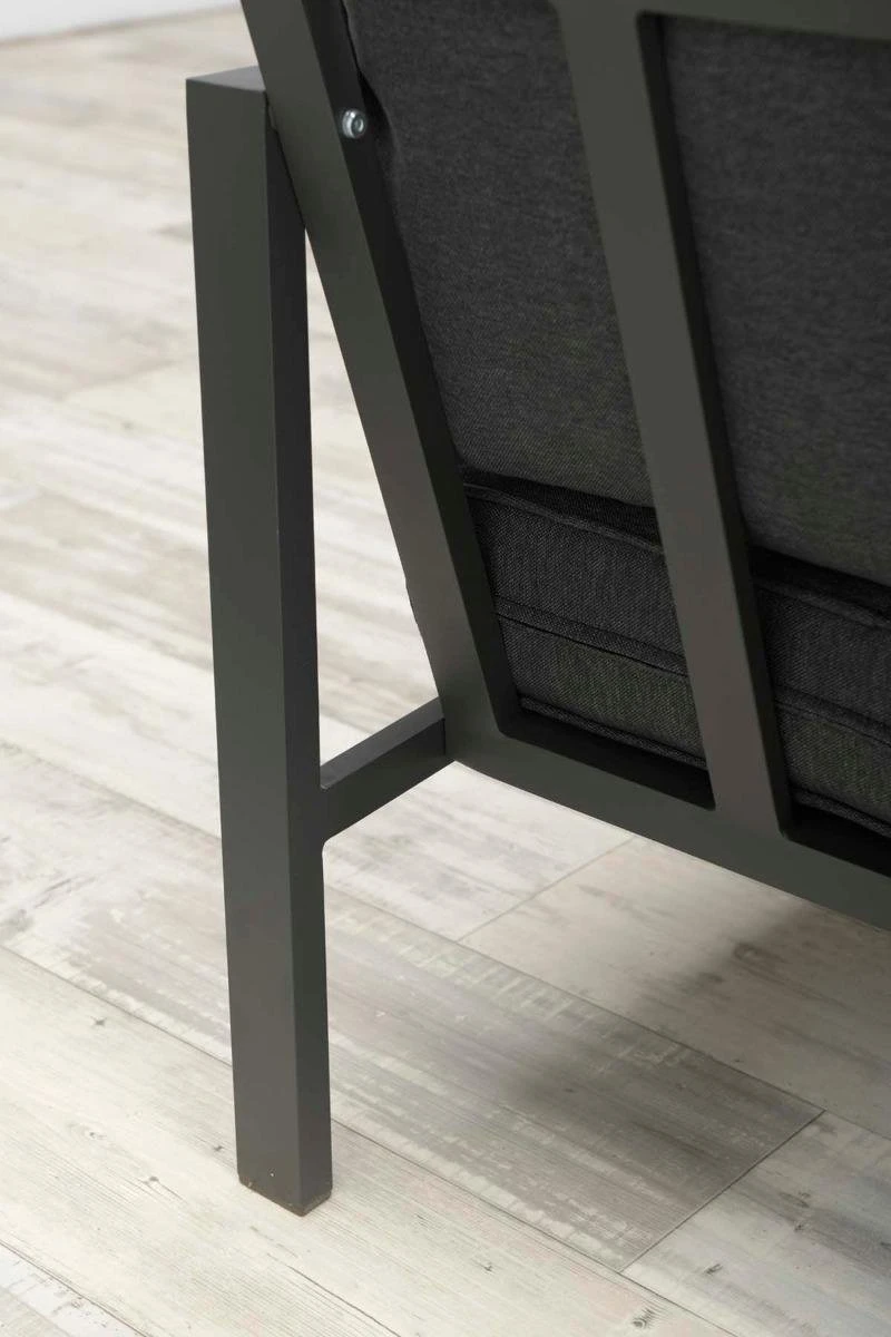 Garden Impressions Durban Loungeset - 4-delig - Zwart 15 Garden Impressions Durban Loungeset - 4-delig - Zwart - Afbeelding 15