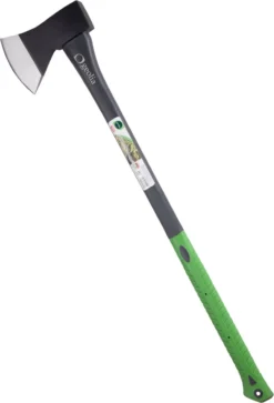 GEOLIA - Bijl - Bijl - Staal - Glasvezelsteel - 2,2 Kg Met Een Stalen Kop Van 1,6 Kg - Bijlen - Grote Bijl - Kloofhamer - Kloofbijl - Kloofbijl