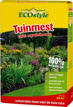 ECOstyle Tuinmest Organische Meststof - Border & Siertuin - Natuurlijke Meststof Gazon - 120 Dagen Voeding- 50 M² - 5 KG -Tuinwereld Verkoop 818x1200 4