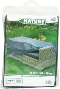 Nature - Tuinmeubelhoes - Beschermhoes Voor Loungebank - 2-zits - H60 X 170 X 90cm -Tuinwereld Verkoop 822x1200 1
