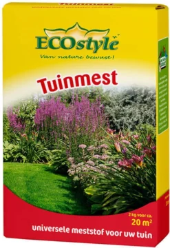 ECOstyle Tuinmest Organische Meststof - Border & Siertuin - Natuurlijke Meststof Gazon - 120 Dagen Voeding- 100 M² - 10 KG -Tuinwereld Verkoop 823x1200 12