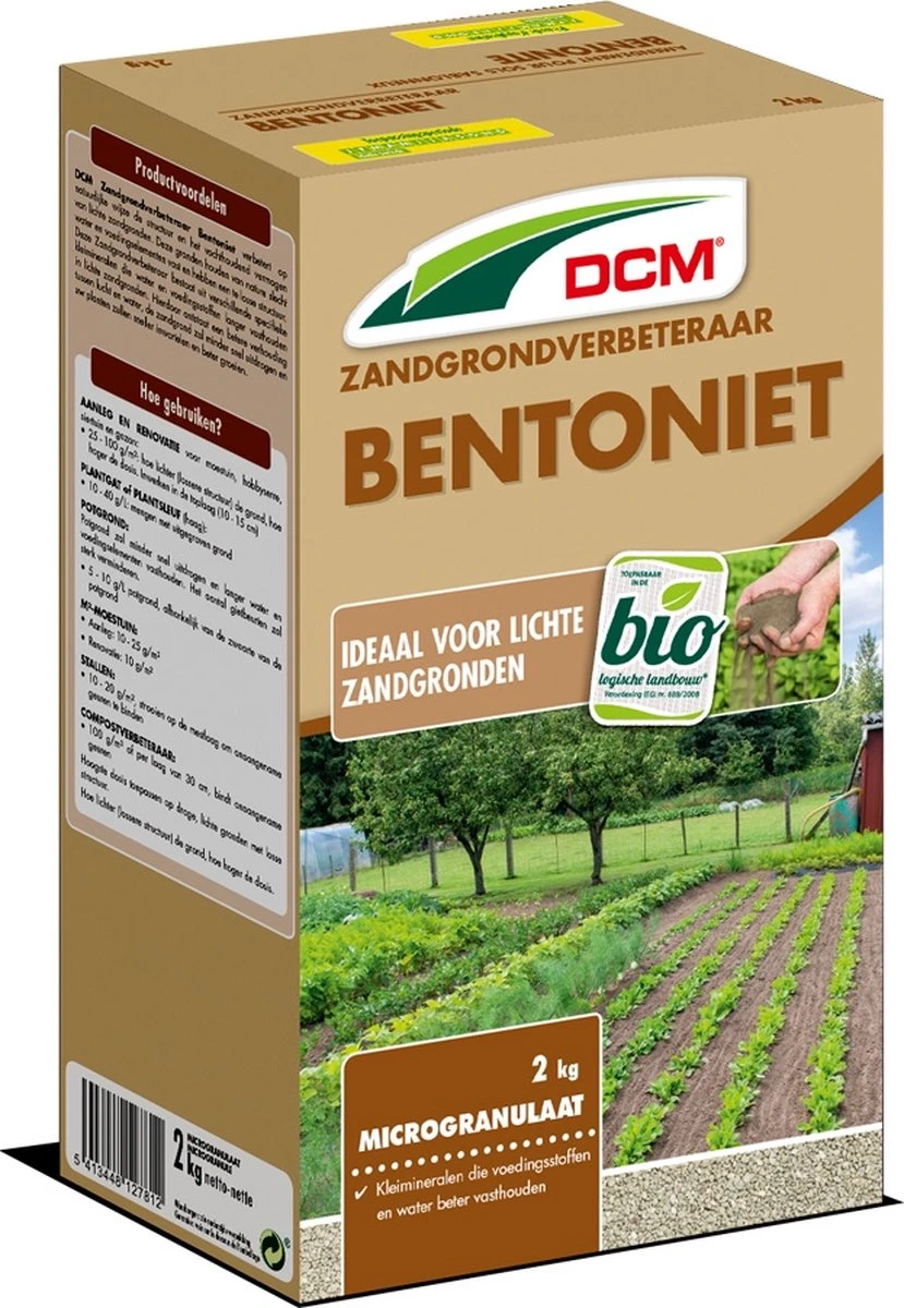 DCM Bentoniet 2kg 1 DCM Bentoniet 2kg