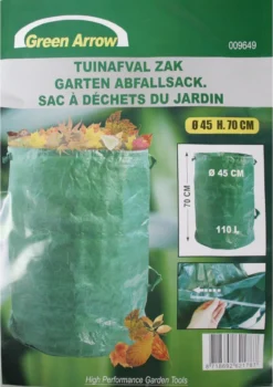 Benson Tuinafval Zak Heavy Duty 110 Liter – 70x45cm | Puinzak | Grote Zak Voor Het Opslaan Van Bladeren Takken En Afval -Tuinwereld Verkoop 848x1200 2