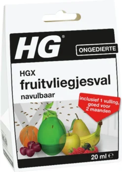 HGX Fruitvliegjesval - 1stuk - Effectief Tegen Fruitvliegjes - Decoratieve Peervorm -Tuinwereld Verkoop 856x1200 2