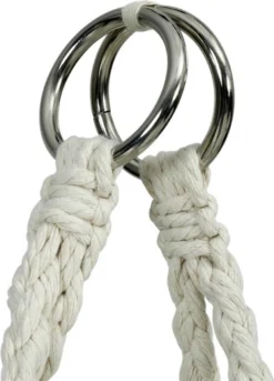 Macramé Hangstoel Beige - Beige Hangstoel - Hangstoel Touw - Hangstoel - Tot 110KG - Eenpersoons Hangstoel - Hang Stoel 1 Persoon - Hangstoel Voor Binnen - Hangstoel Zonder Standaard - Hangstoel Buiten -Tuinwereld Verkoop 863x1200