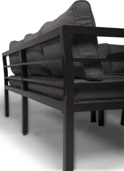 Merkloos Rocco | Loungeset Hoekset Tuinset | Aluminium| Hoekbank, Tuinbank, Tuintafel | 8 Zitplaatsen -Tuinwereld Verkoop 870x1200 1