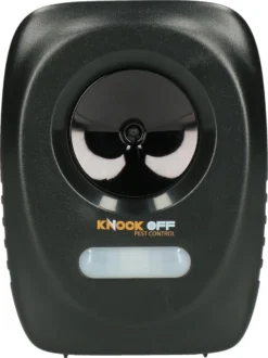 Knock Off Animal Repeller – Ultrasone Verjager – Dierenverjager – Kattenverjager – Ongedierteverjager – Op Batterijen – 300m2 Bereik – Verschillende Ultrasoon Instellingen
