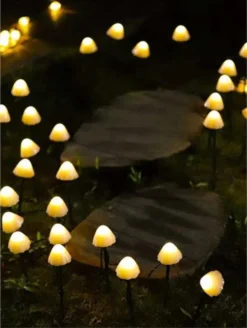 Cynergie - Tuinverlichting Op Zonneenergie - 20 X Led Lampen - Solar Lampjes Met Paddenstoelen - Kerstverlichting Buiten -Tuinwereld Verkoop 903x1200 2