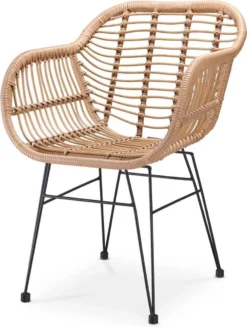 Casaria Polyrotan Kuipstoel Bali - Met Kussens – 2 Stuks -Tuinwereld Verkoop 907x1200