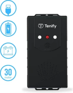 Tenify Marterverjager - 30M - 12V - Binnen & Buiten - Batterij, USB, Auto Accu - Ultrasone - Ongedierte - Muizen - Steenmarter - Ratten Verjager