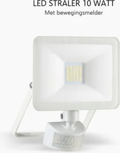 ELRO LF60 Design LED Buitenlamp Met Bewegingssensor - 10W – 800LM – IP54 Waterdicht - Wit -Tuinwereld Verkoop 946x1200 1