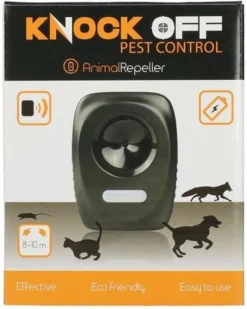 Knock Off Animal Repeller – Ultrasone Verjager – Dierenverjager – Kattenverjager – Ongedierteverjager – Op Batterijen – 300m2 Bereik – Verschillende Ultrasoon Instellingen -Tuinwereld Verkoop 959x1200 14