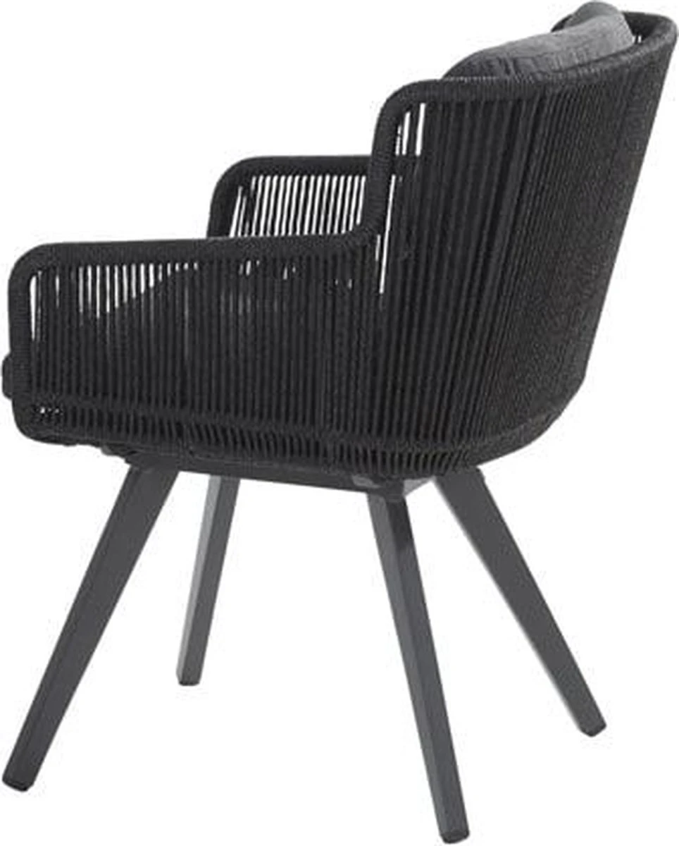 4 Seasons Outdoor 4SO Armstoel Flores Anthracite - 1 Stuk 4 4 Seasons Outdoor 4SO Armstoel Flores Anthracite - 1 Stuk - Afbeelding 4