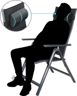 Casaria Tuinstoel Aluminium - 2 Stuks Inklapbaar - Antraciet -Tuinwereld Verkoop 966x1200 1