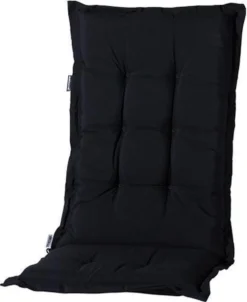 Madison Tuinstoelkussen Hoge Rug Basic Zwart
